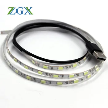 5630 USB LED Strip light 1M 5mm DC 5V 5730 lamp neon lights Flexible Tape IP waterproof diode ribbon fita tira PC TV background
5630 USB LED Strip light 1M 5mm DC 5V 5730 lamp neon lights Flexible Tape IP waterproof diode ribbon fita tira PC TV background