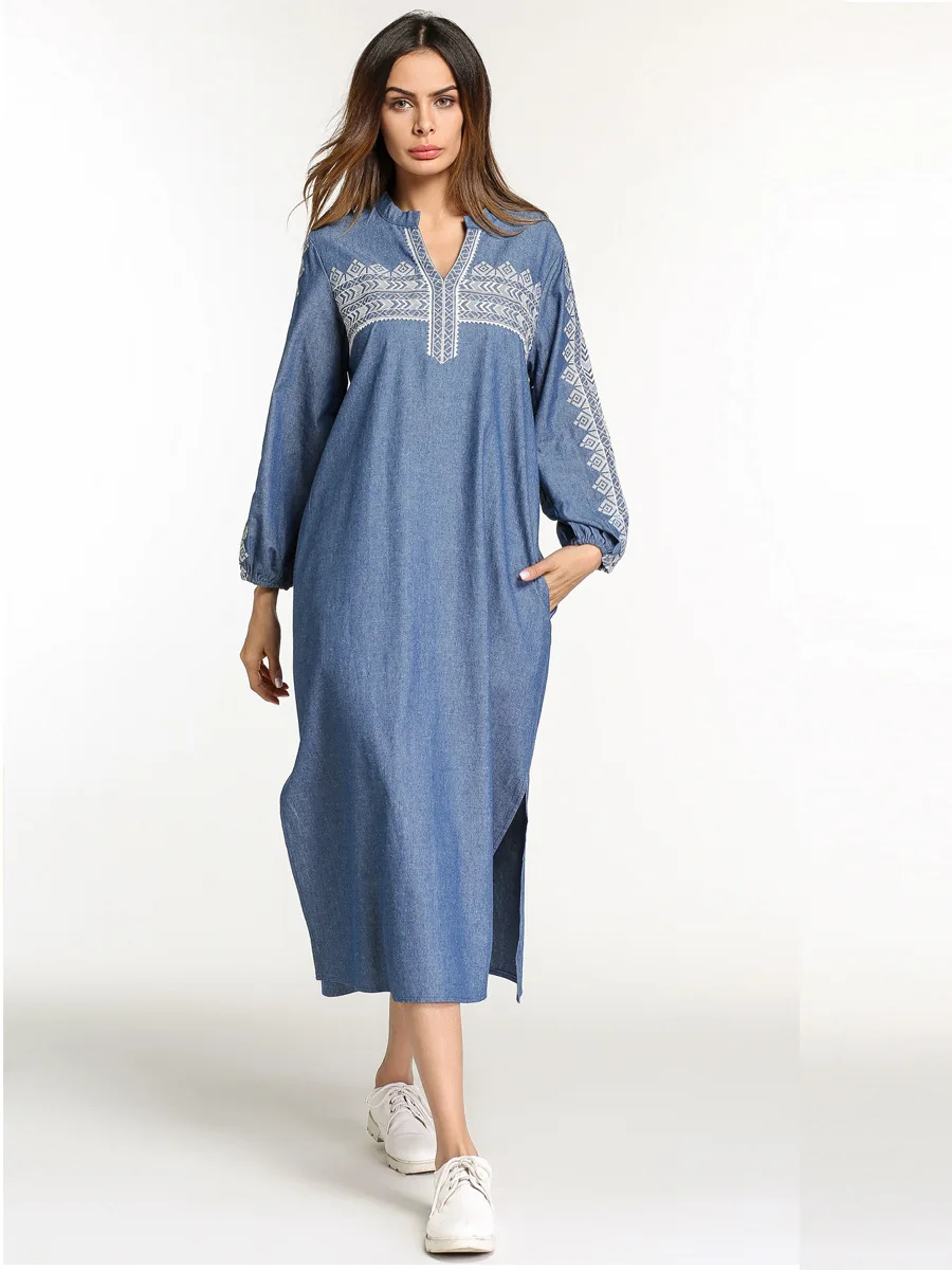 Muslim Arabic Islamic Dubai Abaya Kaftan Moroccan Kaftan Indonesia Middle Eastern Dress Long Sleeve Sashes Robe Arabe
Muslim Arabic Islamic Dubai Abaya Kaftan Moroccan Kaftan Indonesia Middle Eastern Dress Long Sleeve Sashes Robe Arabe