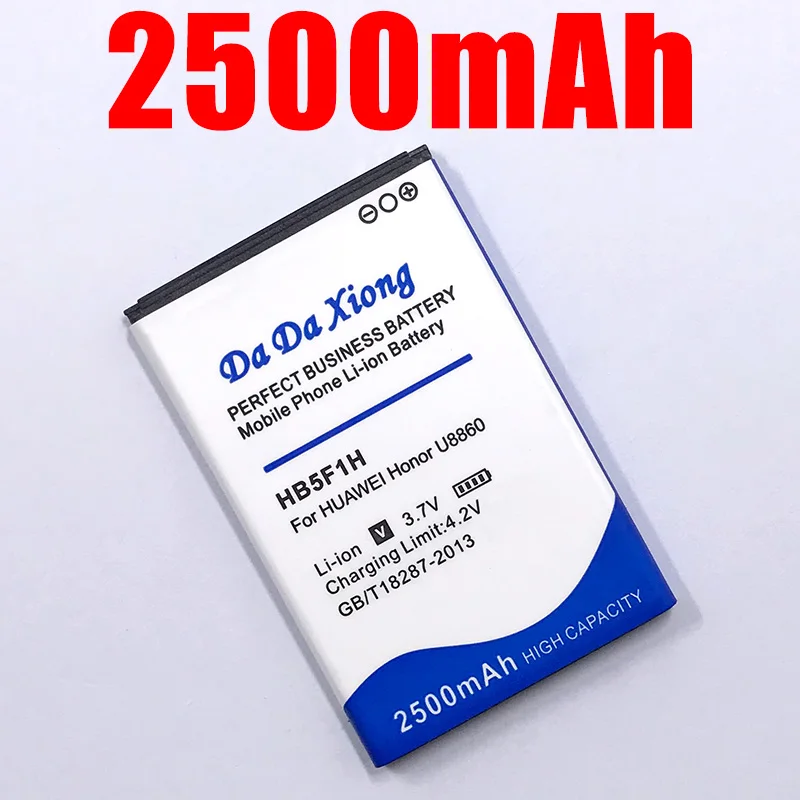 High Quality 2500mAh HB5F1H Battery for Huawei Honor U8860 M886 C8860E E8660 M920
High Quality 2500mAh HB5F1H Battery for Huawei Honor U8860 M886 C8860E E8660 M920
