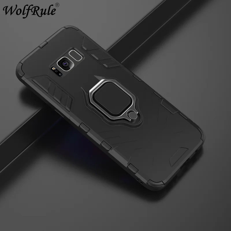 Магнитный чехол с кольцом-подставкой для Samsung Galaxy S8 универсальный | Мобильные