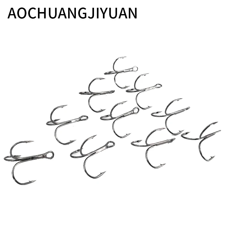 50pc/lot 2/4/6/8/10# Fishing Hook High Carbon Steel Treble Hooks Fishing Tackle Black Color Fishing Equipment
50pc/lot 2/4/6/8/10# Fishing Hook High Carbon Steel Treble Hooks Fishing Tackle Black Color Fishing Equipment