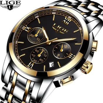 2019 New LIGE Mens Watches Top Brand Luxury Stopwatch Sport waterproof Quartz Watch Man Fashion Business Clock relogio masculino
2019 New LIGE Mens Watches Top Brand Luxury Stopwatch Sport waterproof Quartz Watch Man Fashion Business Clock relogio masculino