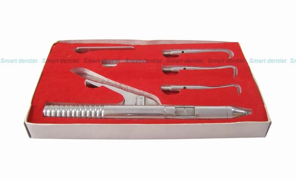 NEW 1Set Automatic Singlehanded Crown Remover GUN SET Dental Surgical Instruments dentistry tool Dental Supplies
NEW 1Set Automatic Singlehanded Crown Remover GUN SET Dental Surgical Instruments dentistry tool Dental Supplies