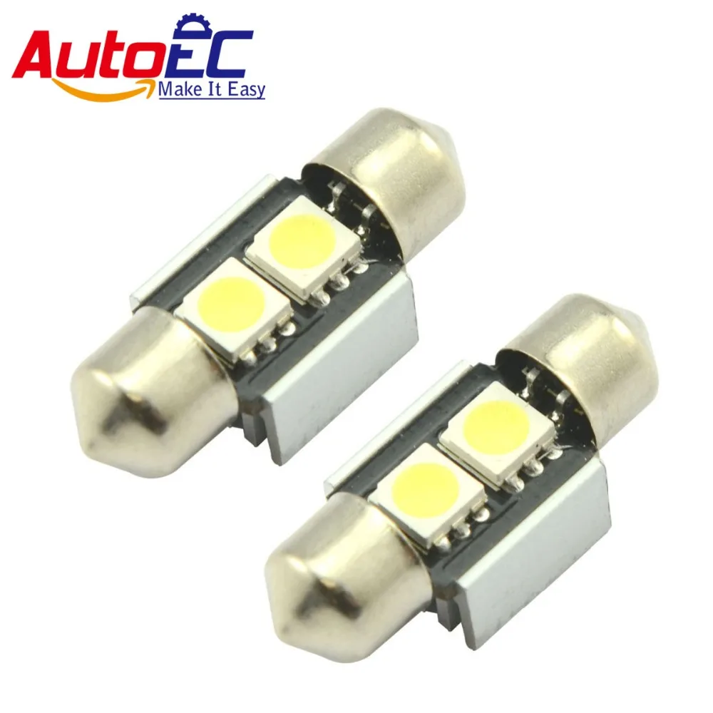 AutoEC 4x led festoon canbus error free 5050 31mm 2 SMD 5050 LED CANBUS Car Reading Light 12V#LK15
AutoEC 4x led festoon canbus error free 5050 31mm 2 SMD 5050 LED CANBUS Car Reading Light 12V#LK15