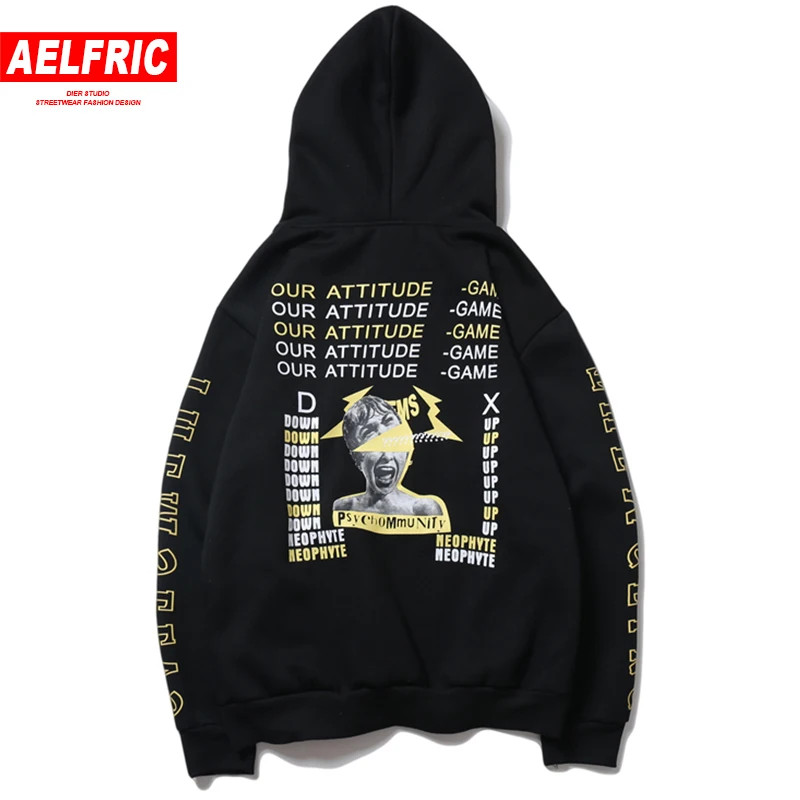 AELFRIC 2018 Autumn Winter Men Hoodies Sweatshirts Funny Pattern Letter Print Pullover Hip Hop Hoodie Skateboard Streetwear JQ14
AELFRIC 2018 Autumn Winter Men Hoodies Sweatshirts Funny Pattern Letter Print Pullover Hip Hop Hoodie Skateboard Streetwear JQ14
