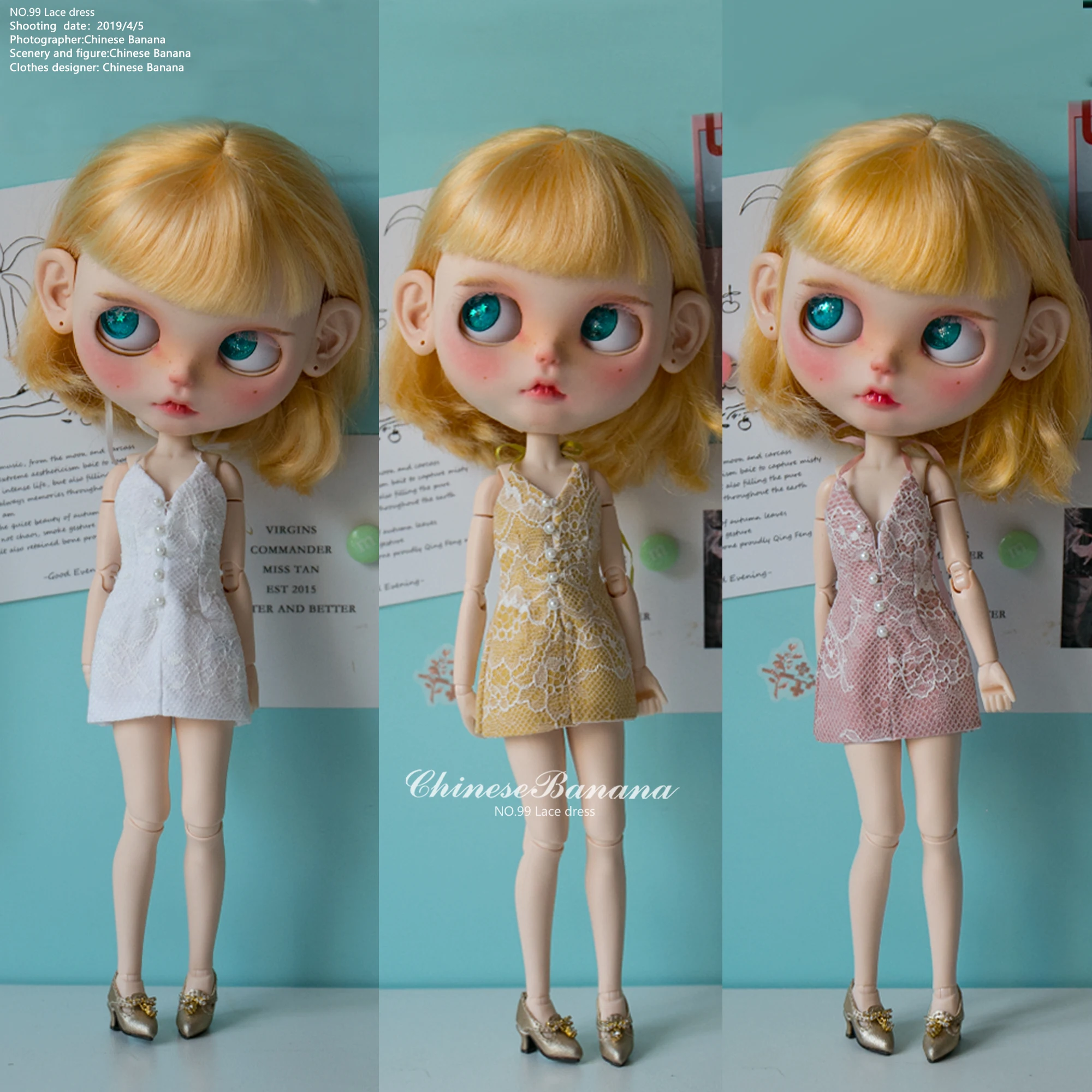 1pcs Sexy Lace dress Elegant Slip Dress for blyth licca 1/6 Dolls Accessories clothes for dolls
1pcs Sexy Lace dress Elegant Slip Dress for blyth licca 1/6 Dolls Accessories clothes for dolls