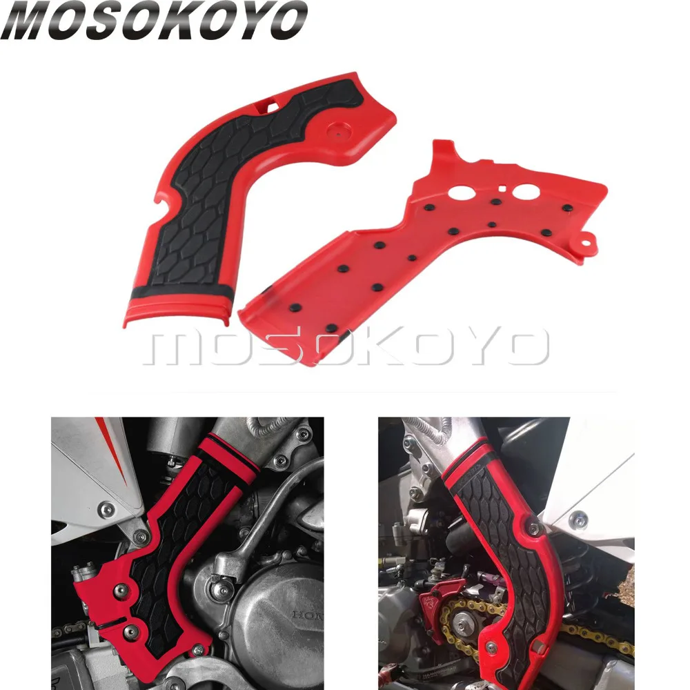 Защита Красной рамы мотоцикла для Honda CRF250R CRF450R CRF 250 450 R 2013 2016 защита|Накладки и