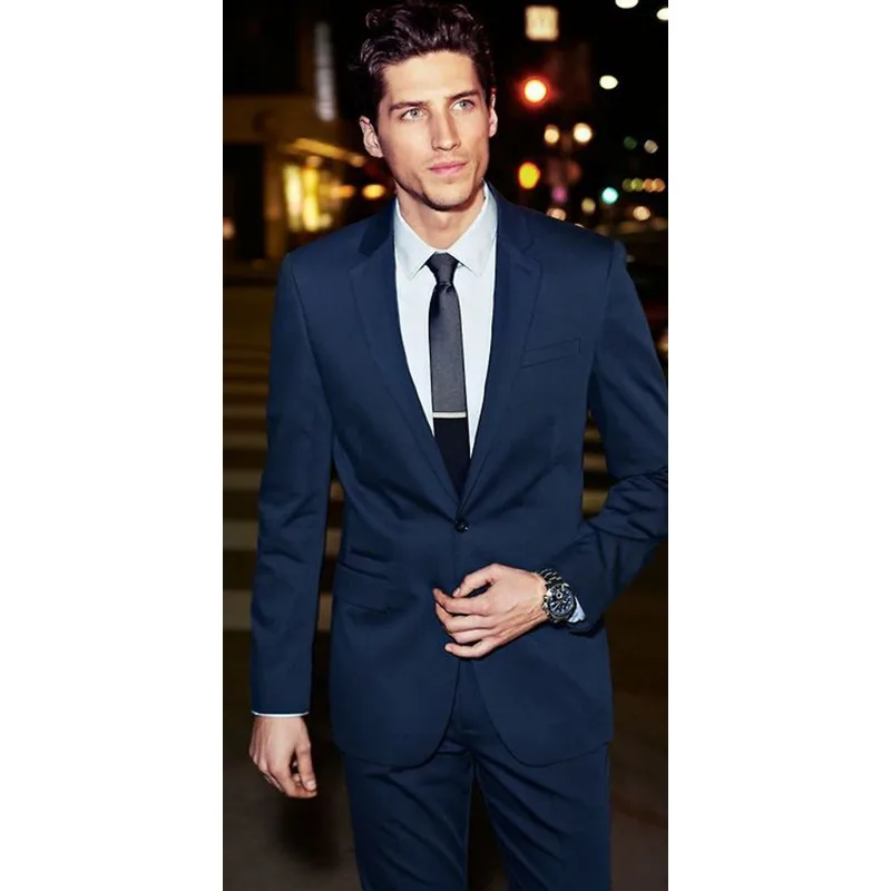 Hot Navy 2 Slim fit groom tuxedo best men's business suite man best man wedding dress (jacket + pants) custom made
Hot Navy 2 Slim fit groom tuxedo best men's business suite man best man wedding dress (jacket + pants) custom made