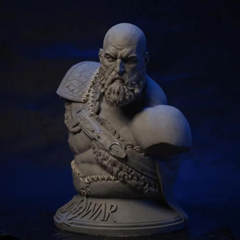 

God of War 4 Kratos Spartans 1/3 Bust GK Griseofulvin Ghost Of Sparta Action Figure Ares Collectible Model Toy L1610
