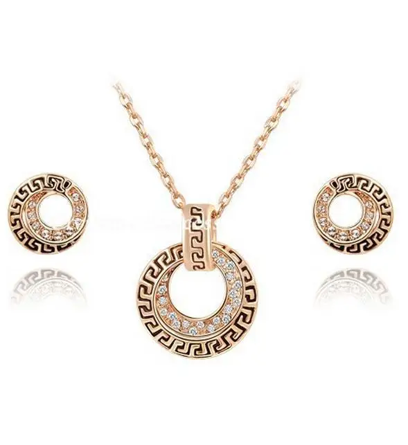 Fashion Korean Earrings Necklaces Wedding Brand Crystal Rose plated gold color Plated Jewelry Bridal Jewelry Sets Jewellery ABC
Fashion Korean Earrings Necklaces Wedding Brand Crystal Rose plated gold color Plated Jewelry Bridal Jewelry Sets Jewellery ABC