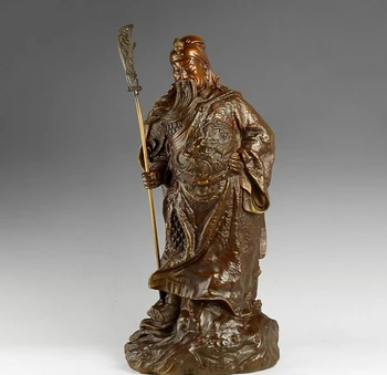 26 China Red Copper Dragon Sword Guan Gong Guan Yu Buddha God Bodhisattva Statue
26 China Red Copper Dragon Sword Guan Gong Guan Yu Buddha God Bodhisattva Statue