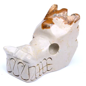 2" Natural Tumble Picture Jasper Dragon Skull Engraved Crystal Stone Gemstone Crafts SKC041
2" Natural Tumble Picture Jasper Dragon Skull Engraved Crystal Stone Gemstone Crafts SKC041