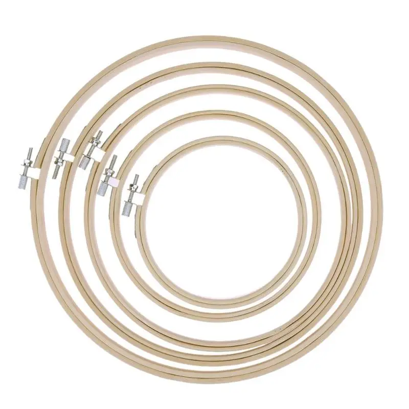 5pcs DIY Bamboo Cross Stitch Frame Needlework 23 26cm Embroidery Hoop Needlework Circle Ring Household Embroidery Sewing Tool
5pcs DIY Bamboo Cross Stitch Frame Needlework 23 26cm Embroidery Hoop Needlework Circle Ring Household Embroidery Sewing Tool