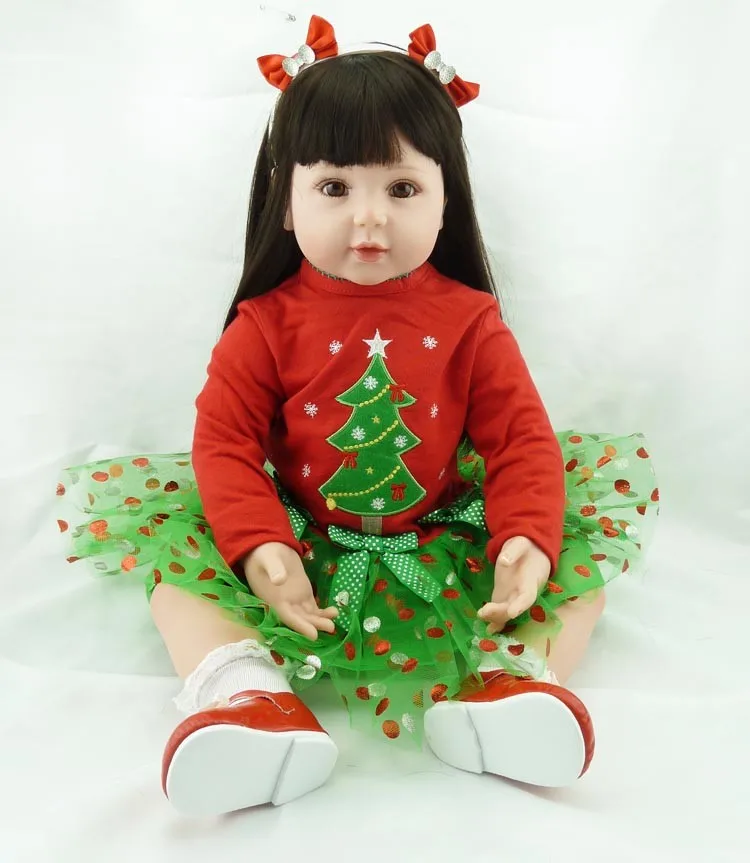 NEW 55cm Realistic Soft Silicone Reborn Dolls 22inch Looks Truly Baby Dolls Cartoon Lovely Newborn Baby Toys Kids Birthday Gift
NEW 55cm Realistic Soft Silicone Reborn Dolls 22inch Looks Truly Baby Dolls Cartoon Lovely Newborn Baby Toys Kids Birthday Gift