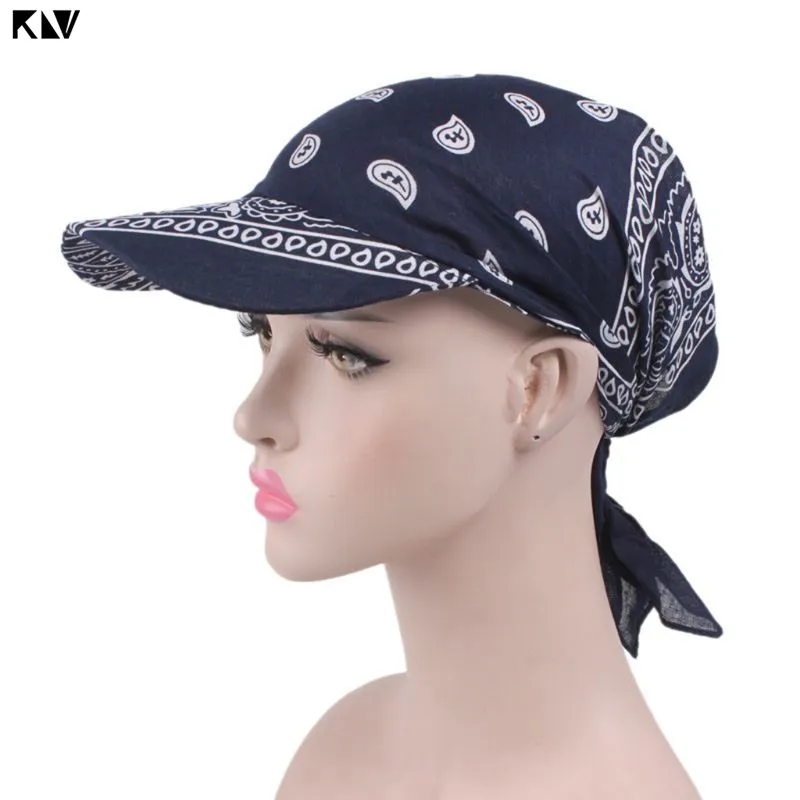 Women Unisex Visor Pre Fitted Bandana Turban Hat Boho Paisley Floral Printed Tie Knot Back Cotton Baseball Cap Adjustable
Women Unisex Visor Pre Fitted Bandana Turban Hat Boho Paisley Floral Printed Tie Knot Back Cotton Baseball Cap Adjustable