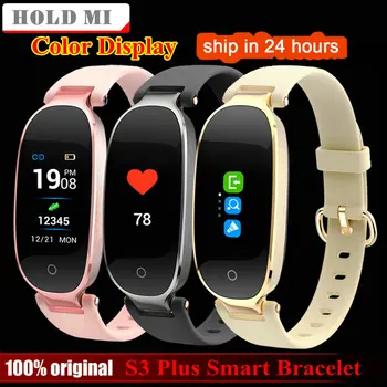 Color Screen S3 Plus Smart Band Heart Rate Monitor Waterproof Fitness Bracelet Watch Tracker Pedometer Smart Wristband
Color Screen S3 Plus Smart Band Heart Rate Monitor Waterproof Fitness Bracelet Watch Tracker Pedometer Smart Wristband