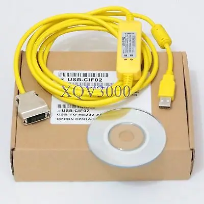 DHL/EMS 5 Sets*Programming Cable for USB-CIF02 for OM-RON CPM1/1A/2A/CQM1/C200HE/HX PLC VISTA WIN7 -g2