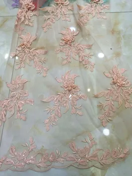 5yards HTT009 best quality peach sequin 3d flower tulle mesh french lace for sawing bridal wedding/evening dress
5yards HTT009 best quality peach sequin 3d flower tulle mesh french lace for sawing bridal wedding/evening dress