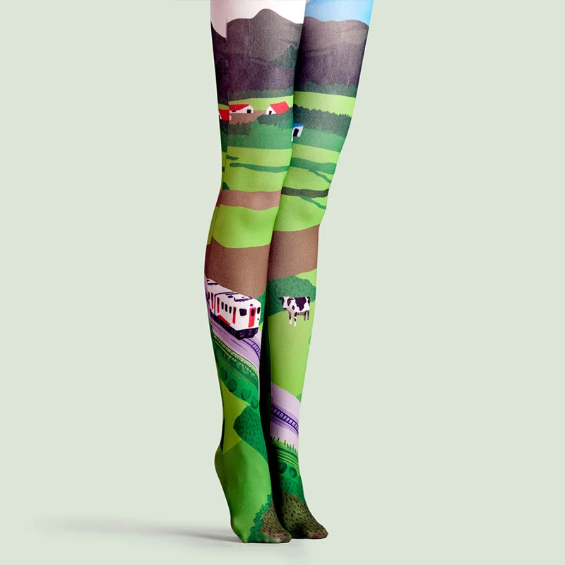 VP Unique stockings geometry Watercolor pattern Tights High-quality Yellow bee/dear Silk stockings 1 order=1pc
VP Unique stockings geometry Watercolor pattern Tights High-quality Yellow bee/dear Silk stockings 1 order=1pc