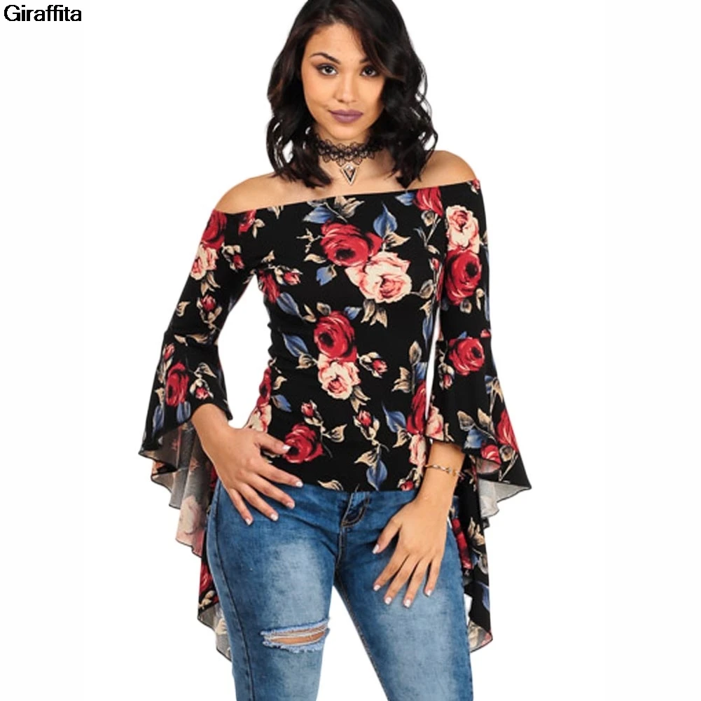 2019 New Fashion The Printed Word Shoulder Big Trumpet Sleeve Blouse Female Shirt Blouse size S-XL In stock
2019 New Fashion The Printed Word Shoulder Big Trumpet Sleeve Blouse Female Shirt Blouse size S-XL In stock