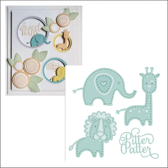 Lovely Animal Lion Elephant Giraffe Cutting Dies Metal Dies Cutting for Scrapbooking Embossing DIY Craft Die Cut Puzzle Supplies
Lovely Animal Lion Elephant Giraffe Cutting Dies Metal Dies Cutting for Scrapbooking Embossing DIY Craft Die Cut Puzzle Supplies