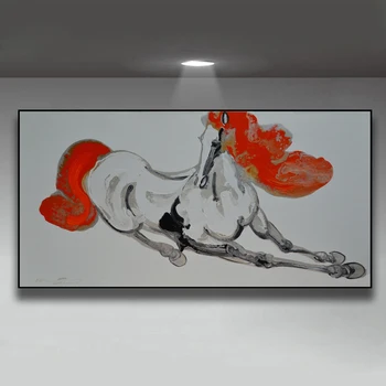 Living room decoration painting oil painting abstract painting simple high quality modern hand painted abstract animal horse
Living room decoration painting oil painting abstract painting simple high quality modern hand painted abstract animal horse
