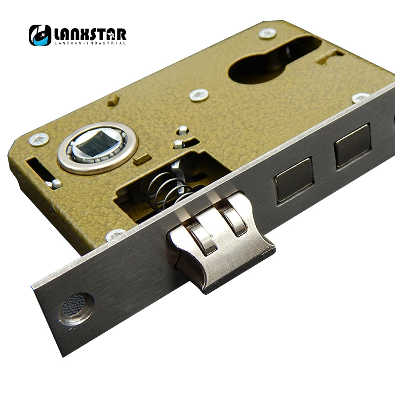 New Design 50mm Small Lockbody Anti-reverse Three Tongues Mute Lock-tongue Common Indoor Double Pulley Bearing Lock Body
New Design 50mm Small Lockbody Anti-reverse Three Tongues Mute Lock-tongue Common Indoor Double Pulley Bearing Lock Body