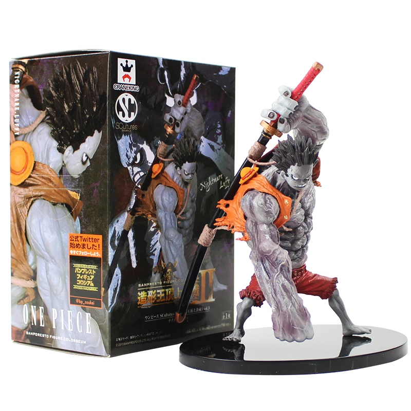 17cm One Piece Action Figure SCultures BIG Vol.3 Banpresto Figure Colosseum Nightmare Luffy Statue PVC Collectible Model Toy
17cm One Piece Action Figure SCultures BIG Vol.3 Banpresto Figure Colosseum Nightmare Luffy Statue PVC Collectible Model Toy