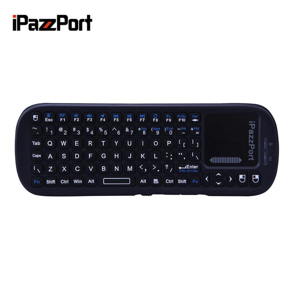 

iPazzPort KP-810-19S Mini Wireless Keyboard Air Mouse with Touchpad for Android TV box/Smart TV/Raspberry Pi/HTPC/Laptops