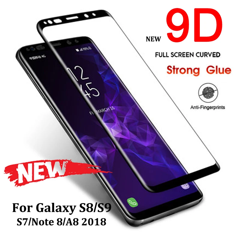 9D Full Cover Tempered Glass on the For Samsung Galaxy S9 S8 Plus Note 8 9 Screen Protector A6 A8 2018 S7 Edge Protective Film
9D Full Cover Tempered Glass on the For Samsung Galaxy S9 S8 Plus Note 8 9 Screen Protector A6 A8 2018 S7 Edge Protective Film