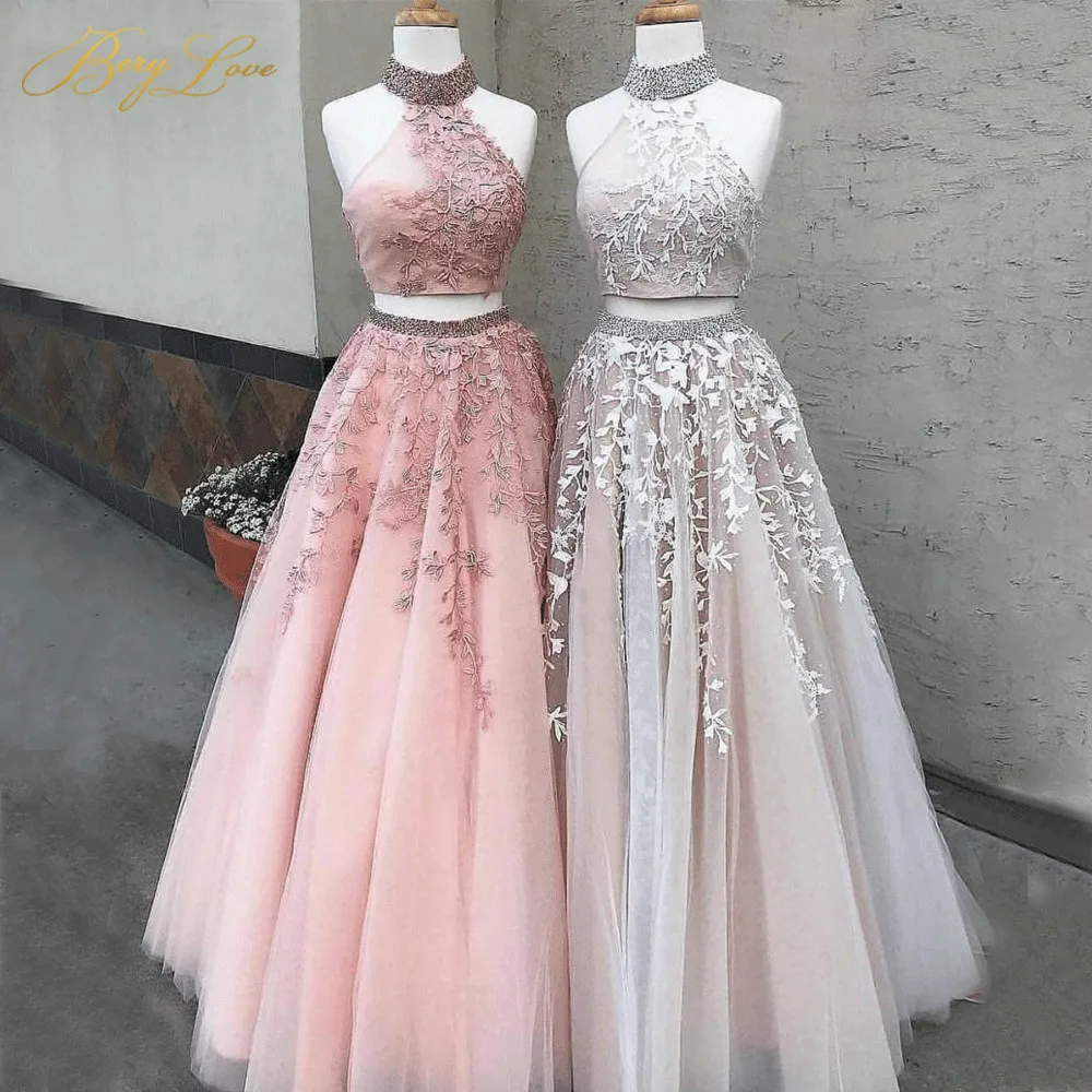 BeryLove Sexy Beading Halter Neck A Line Flower Appliques Evening Dresses 2019 Colorful Two Pieces Prom Gowns vestido long
BeryLove Sexy Beading Halter Neck A Line Flower Appliques Evening Dresses 2019 Colorful Two Pieces Prom Gowns vestido long