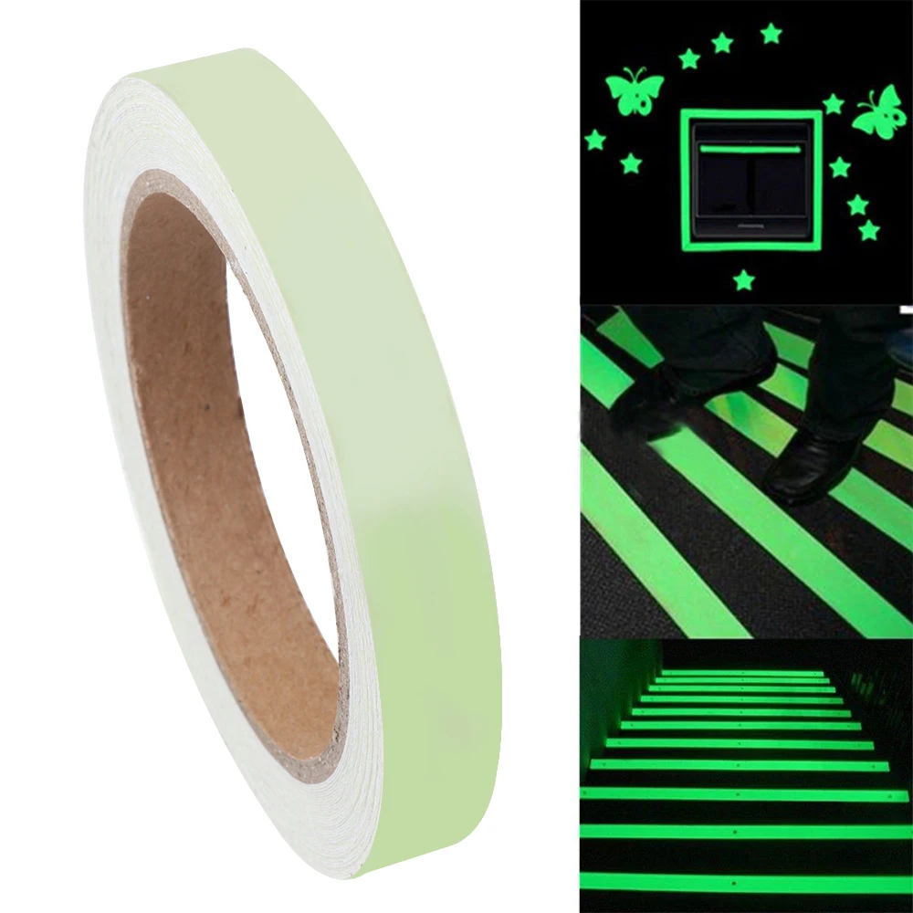 1Roll Luminous Tape Waterproof Self-adhesive Glow In The Dark Warning Stickers DIY Safety Stage Luminous Tape
1Roll Luminous Tape Waterproof Self-adhesive Glow In The Dark Warning Stickers DIY Safety Stage Luminous Tape