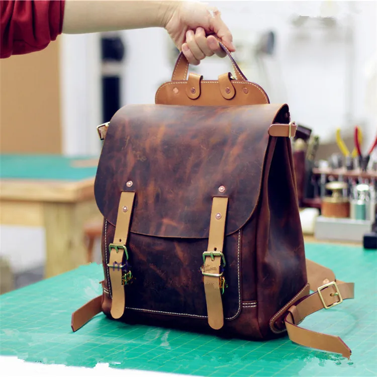 Handmade leather drawings DIY version of the American style retro 4mm BDQ-167 locomotive shoulder bag version
Handmade leather drawings DIY version of the American style retro 4mm BDQ-167 locomotive shoulder bag version