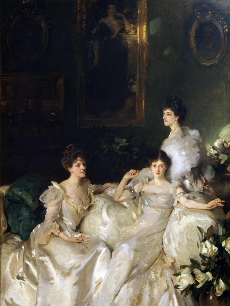 Classical figurative painting canvas portrait art poster picture court painting Elcho, Mrs Tennant and Mrs Adeane
Classical figurative painting canvas portrait art poster picture court painting Elcho, Mrs Tennant and Mrs Adeane