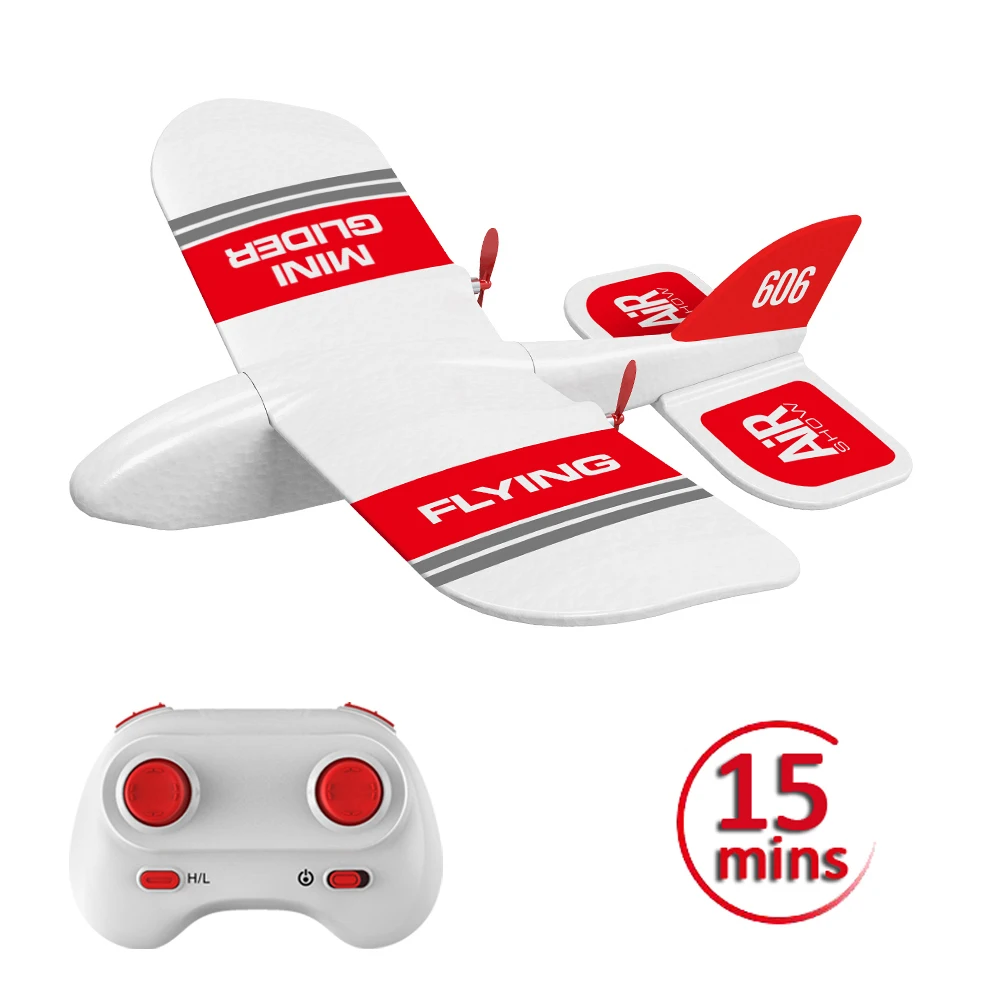 

RC Plane KF606 2.4Ghz EPP Flying Aircraft Mini Glider Airplane Foam 15 Minutes Fligt Time RTF Foam Plane Toys Kids Gifts