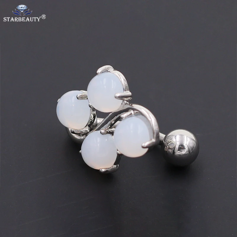 1PC 14G Steel Fake Opal Stone Navel Belly Button Rings Piercing Fashion Nombril Ombligo For Women cherry Body Jewelry
1PC 14G Steel Fake Opal Stone Navel Belly Button Rings Piercing Fashion Nombril Ombligo For Women cherry Body Jewelry