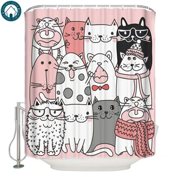 Qualibuy House Store Cartoon Animal Cute Cats Fabric Shower Curtains Bathroom Accessories Shower Curtain Liner Shower Curtain
Qualibuy House Store Cartoon Animal Cute Cats Fabric Shower Curtains Bathroom Accessories Shower Curtain Liner Shower Curtain