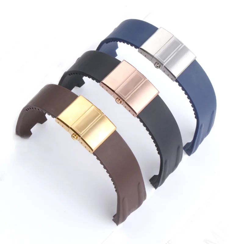 Waterproof Rubber Watchband Steel Buckle Silicone Watch Band Strap for Nardin EXECUTIVE Blue Black Brown 26*20mm Man Watch Strap
Waterproof Rubber Watchband Steel Buckle Silicone Watch Band Strap for Nardin EXECUTIVE Blue Black Brown 26*20mm Man Watch Strap