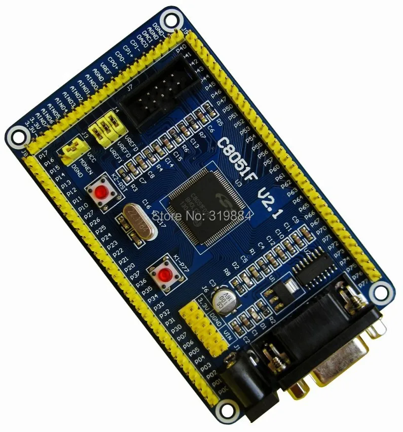 Free shipping C8051F020 Development Board C8051F MicroController Minimum System board
Free shipping C8051F020 Development Board C8051F MicroController Minimum System board
