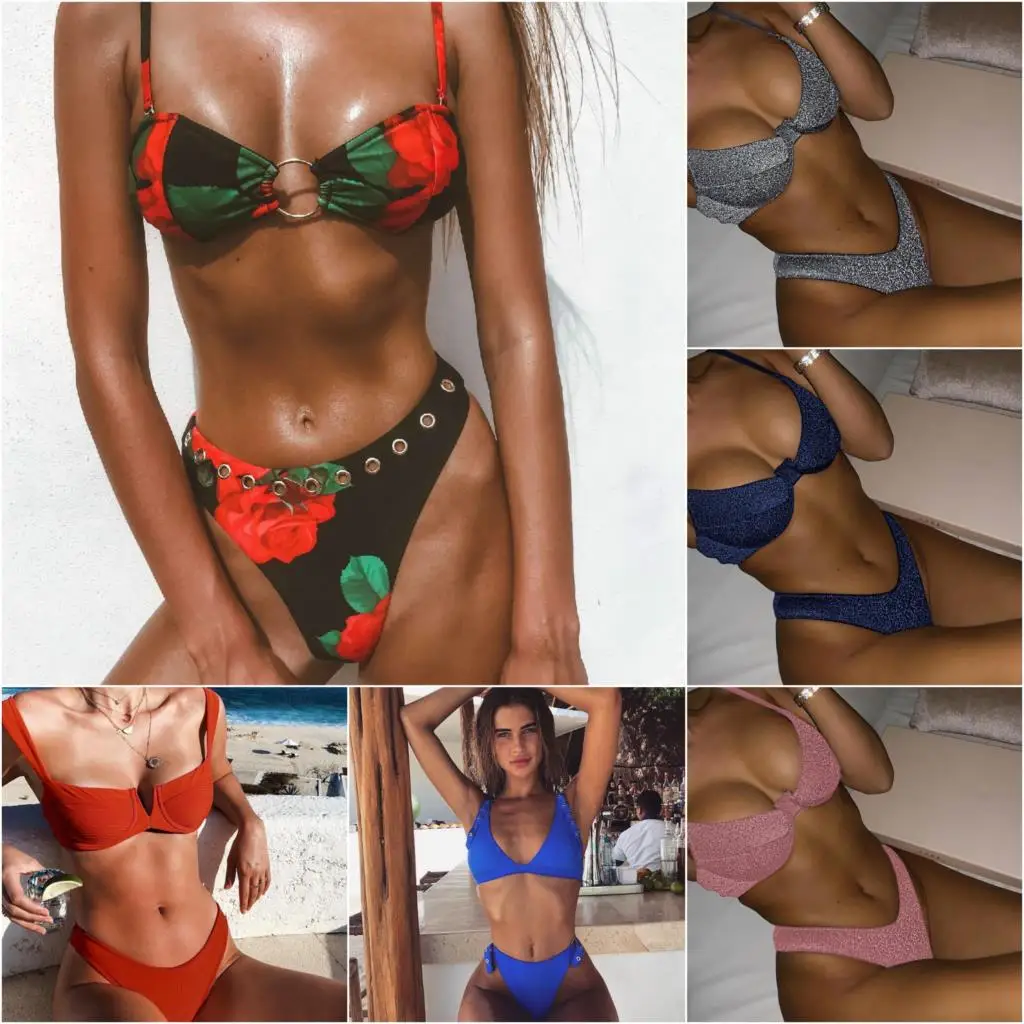 Bikini 2018 Bikinis Women Sexy Swimsuit Brazilian Bikini Set Biquini Sequins Shiny Bathing Suit Swimwear biquini Maillot De Bain
Bikini 2018 Bikinis Women Sexy Swimsuit Brazilian Bikini Set Biquini Sequins Shiny Bathing Suit Swimwear biquini Maillot De Bain