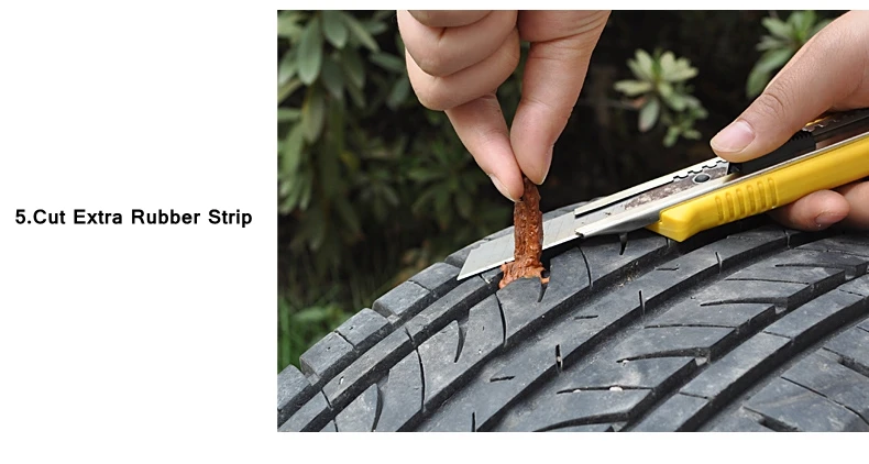 Car Tire Repair Kit Car Bike Auto Tubeless Tire Tyre Puncture Plug Repair Tool Kit (13)