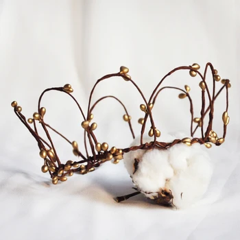 10Pcs Wholesale Golden Gold Round Wedding Flower Crowns Pip Berry Tiara Children Kids Adult Sparkly Gift
10Pcs Wholesale Golden Gold Round Wedding Flower Crowns Pip Berry Tiara Children Kids Adult Sparkly Gift