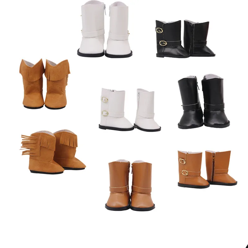 2019 New Arrivals 4 Pcs Doll Leather Boots Doll Shoes For 18 Inch American Doll & 43 Cm Born Doll For Generation Girl`s Toy
2019 New Arrivals 4 Pcs Doll Leather Boots Doll Shoes For 18 Inch American Doll & 43 Cm Born Doll For Generation Girl`s Toy