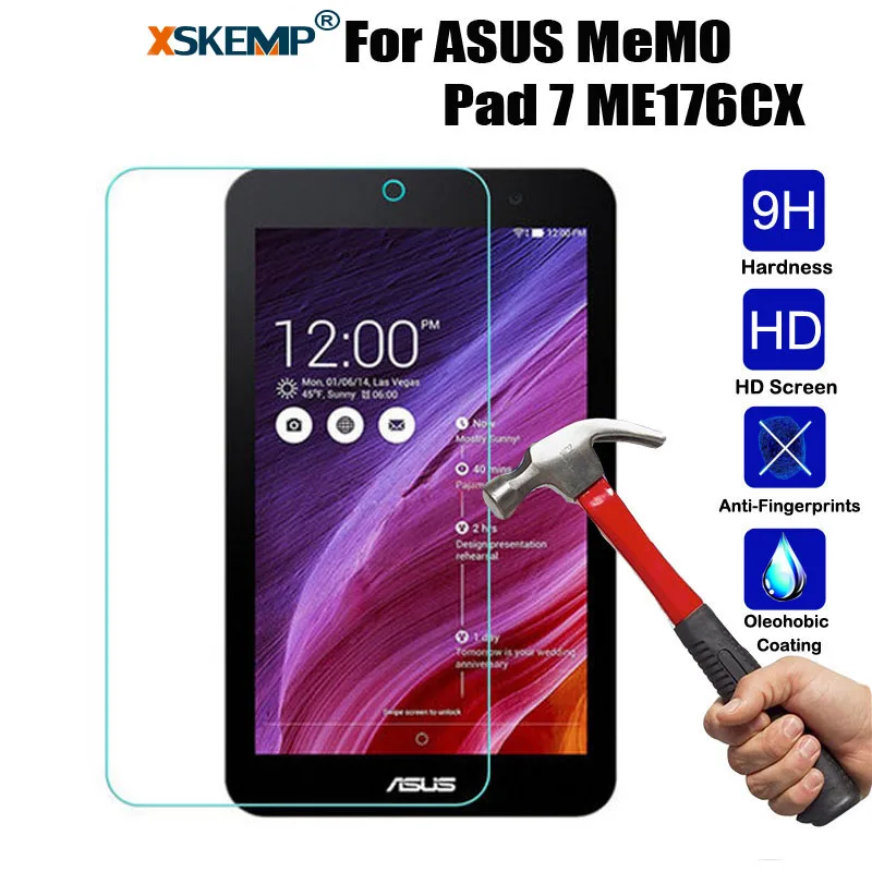 XSKEMP 9H пленка из настоящего закаленного стекла для планшета ASUS MeMO Pad 7 ME176CX