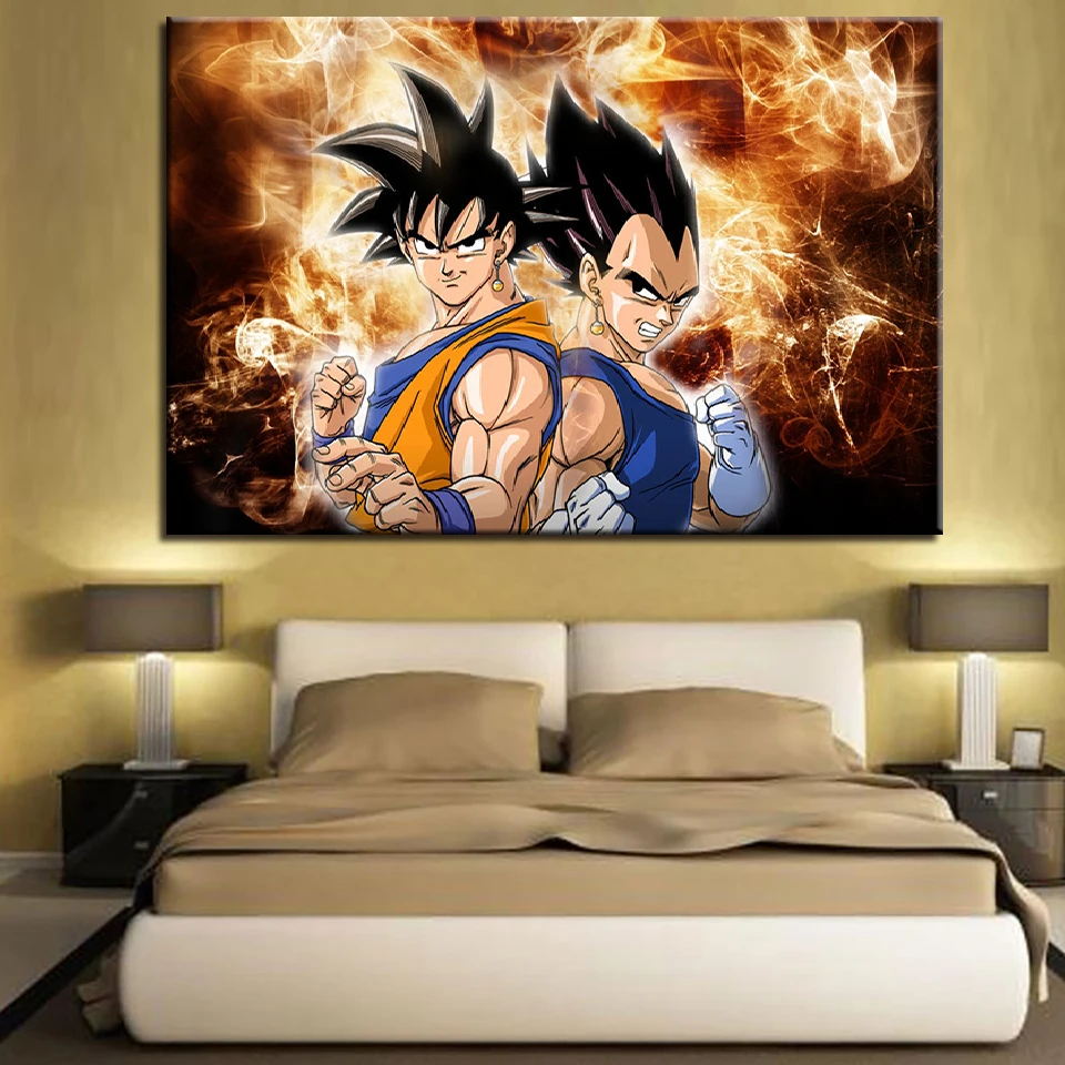 Canvas Paintings Wall Art Framework Home Decor 1 Piece/Pcs Dragon Ball Z Goku And Vegeta Pictures HD Prints Super Anime Poster
Canvas Paintings Wall Art Framework Home Decor 1 Piece/Pcs Dragon Ball Z Goku And Vegeta Pictures HD Prints Super Anime Poster
