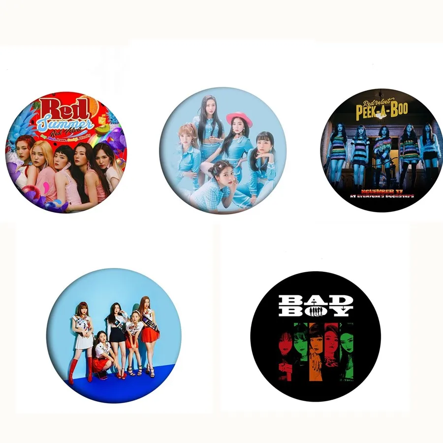 Kpop Red Velvet Red Summer Magic Album Badge Cute Brooch Chest Pin for Hat Backpack Shirt
Kpop Red Velvet Red Summer Magic Album Badge Cute Brooch Chest Pin for Hat Backpack Shirt