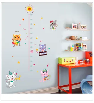 Cartoon children room baby kitten height stickers bedroom photo frame height wall stickers sticky wallpaper
Cartoon children room baby kitten height stickers bedroom photo frame height wall stickers sticky wallpaper