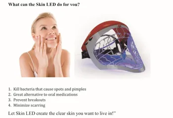 Facial Mask Photon LED Skin Rejuvenation PDT 3 color light therapy wrinkle Acne Remover Skin Care anti aging beauty Instrument
Facial Mask Photon LED Skin Rejuvenation PDT 3 color light therapy wrinkle Acne Remover Skin Care anti aging beauty Instrument