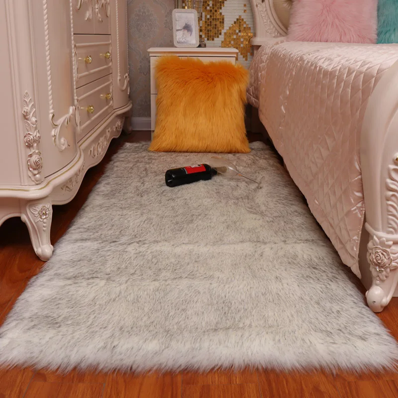 fur Carpet bedroom fashion artificial wool mats plush Nordic living room coffee table mat full bed bed blanket decoration
fur Carpet bedroom fashion artificial wool mats plush Nordic living room coffee table mat full bed bed blanket decoration