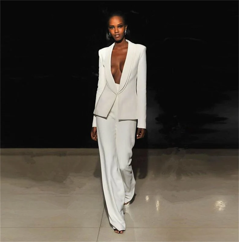 WhiteCustom Made Women Pantsuits Work Pant Suits OL 2 PCS Sets Women Blazer(Jacket+Bell-bottomed Pants Suit)For Women Set Party
WhiteCustom Made Women Pantsuits Work Pant Suits OL 2 PCS Sets Women Blazer(Jacket+Bell-bottomed Pants Suit)For Women Set Party